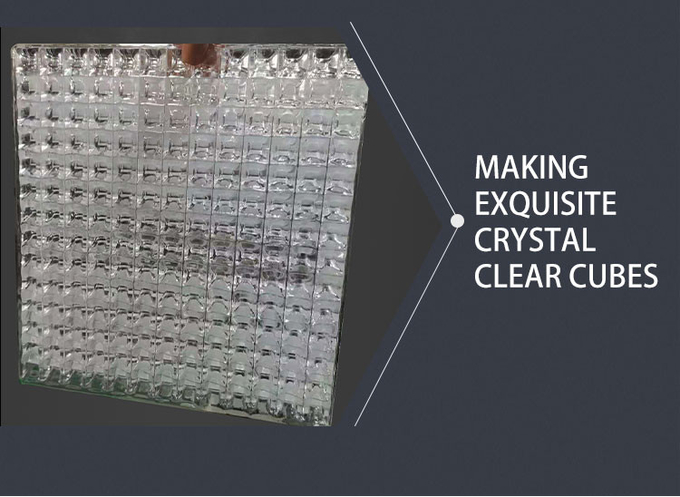 1Ton Cube Ice Maker Machine Crystal 1000kg/24H Kapasitas Besar Pembuat Es 2