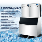 1Ton Cube Ice Maker Machine Crystal 1000kg/24H Kapasitas Besar Pembuat Es