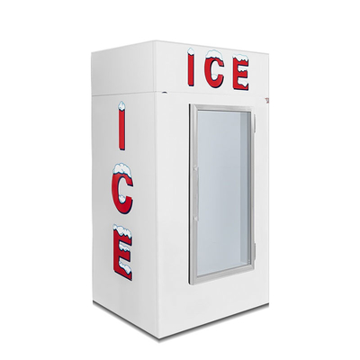 Ice Merchandiser Freezer Kabinet Display Es Krim R404a Penuh Otomatis 850l
