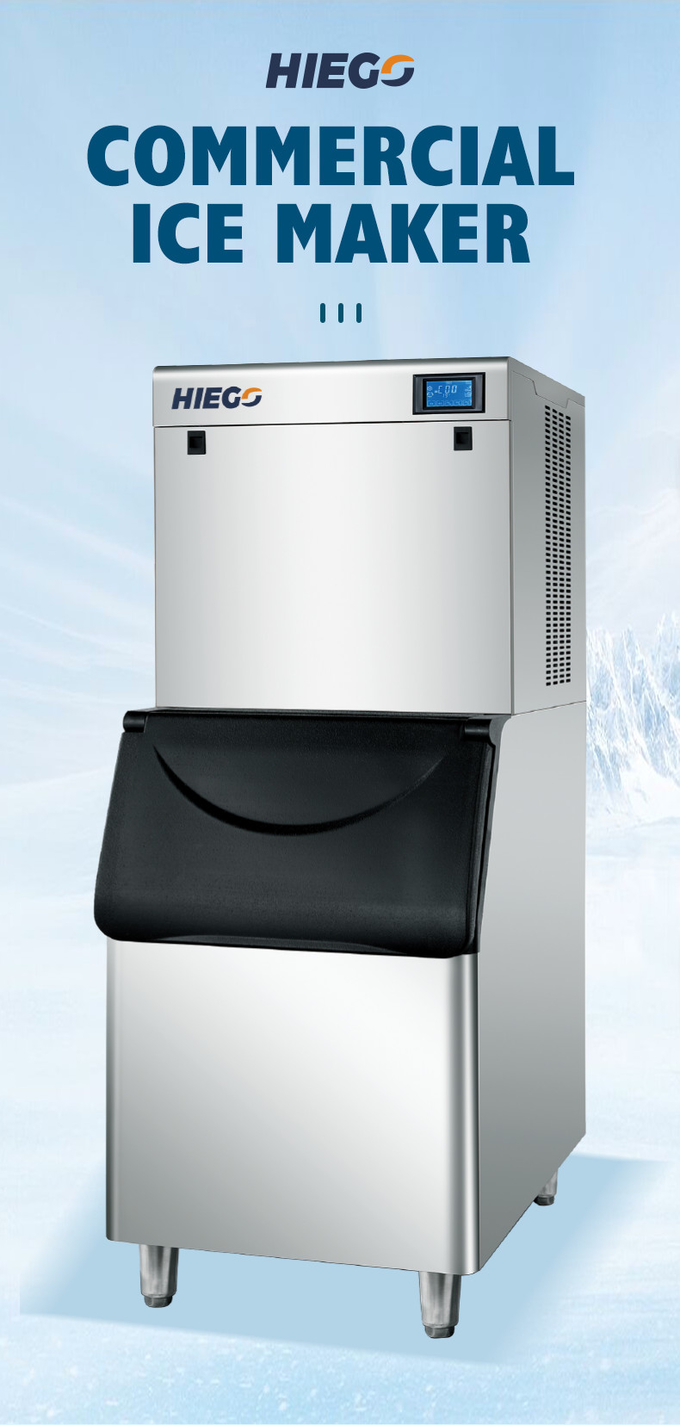 Mesin Es Batu Otomatis 500kg Untuk Pemenang Minuman Dingin Mesin Es Bening 0