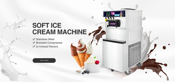 berita perusahaan terbaru tentang Mesin es krim lembut Hiego  0